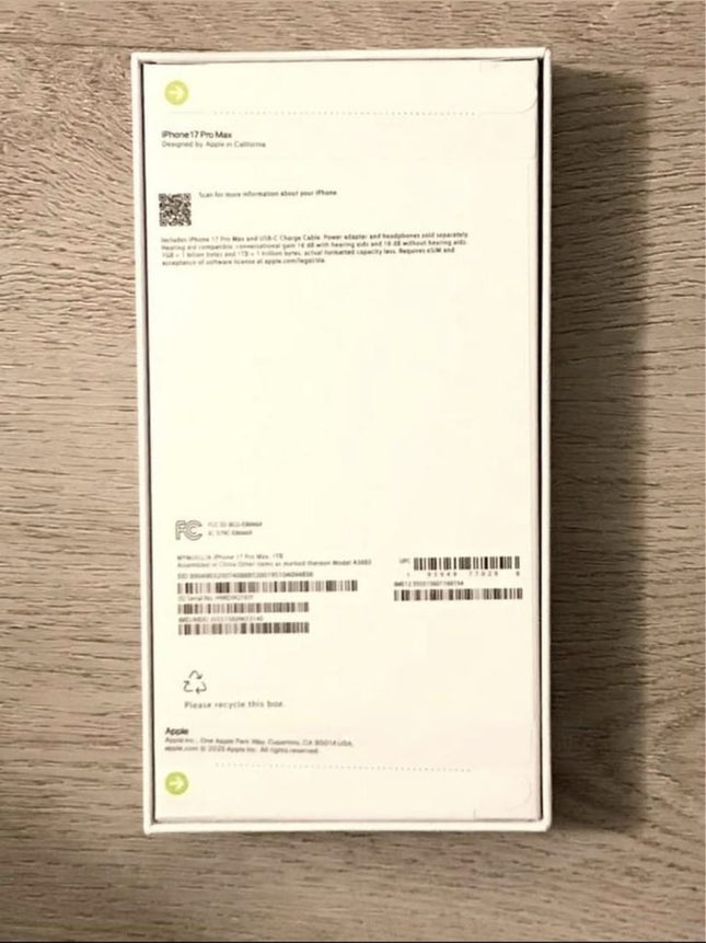 Refurbished Apple Iphone Refurbished 17 Pro Max 256GB Zilver