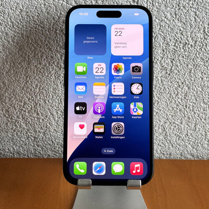 Refurbished Apple iPhone 16 128GB Zwart / A-Grade
