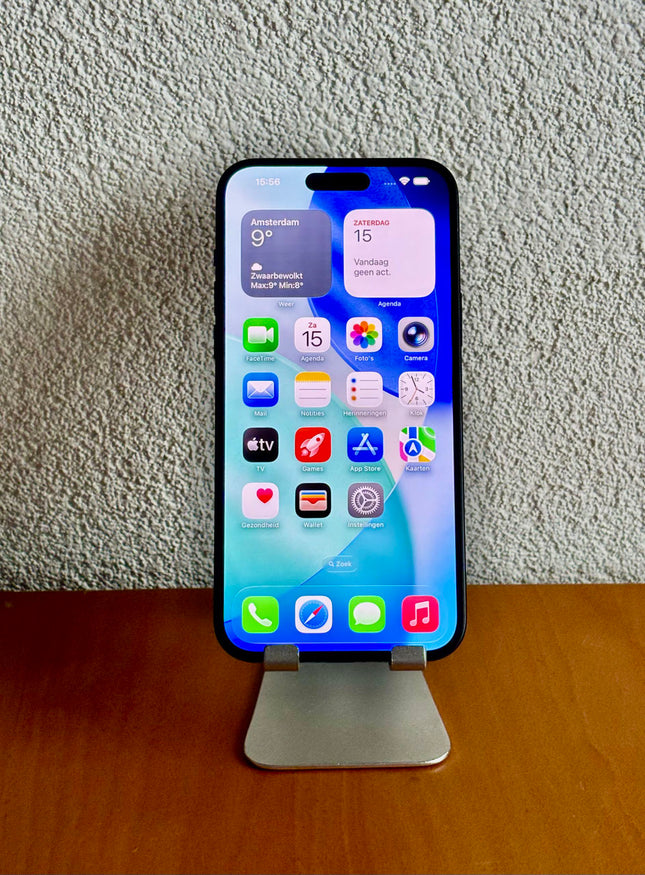 Refurbished Apple iPhone 15 Plus 128GB Zwart / A-Grade