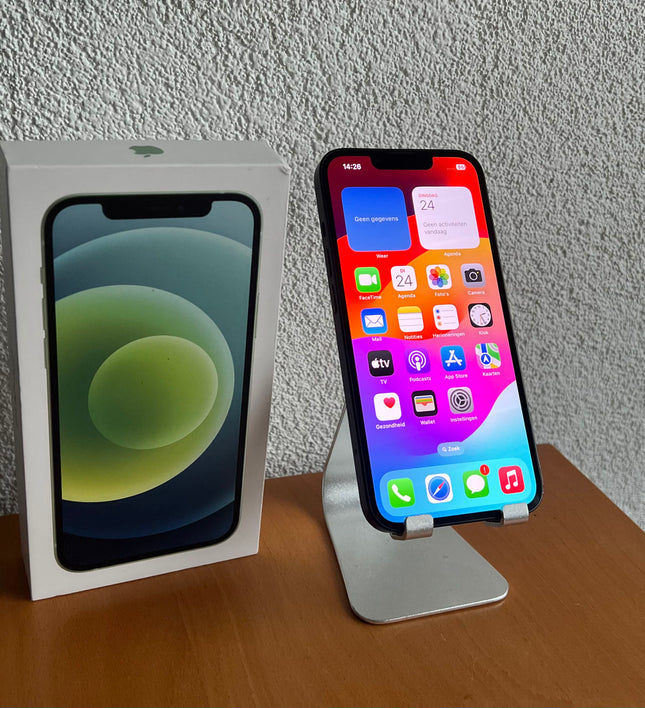 Refurbished Apple iPhone 14 256GB Zwart / B-Grade