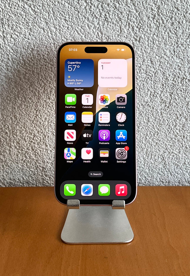 Refurbished Apple iPhone 15 128GB Roze / A-Grade