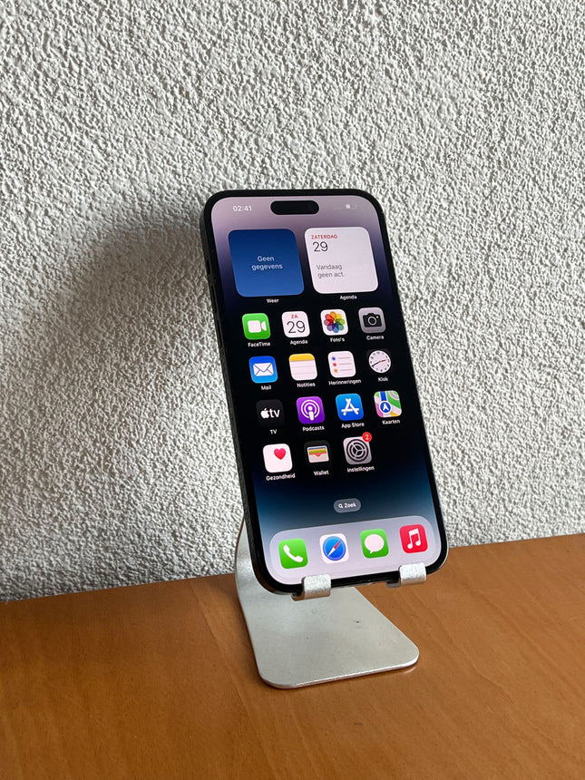 Refurbished Apple iPhone 14 Pro Max 256GB Zwart / A-Grade