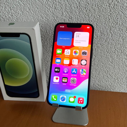 Refurbished Apple iPhone 14 128GB Zwart / A-Grade