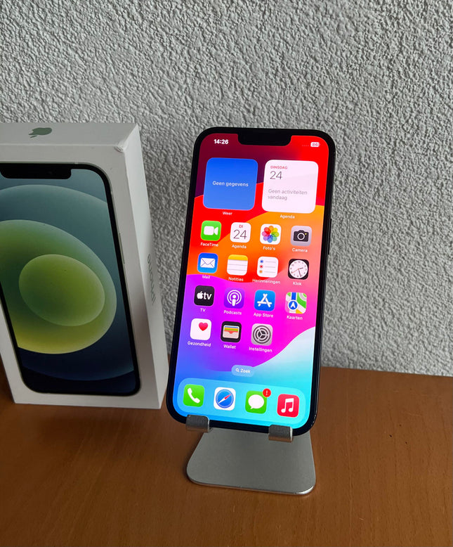 Refurbished Apple iPhone 14 128GB Zwart / A-Grade