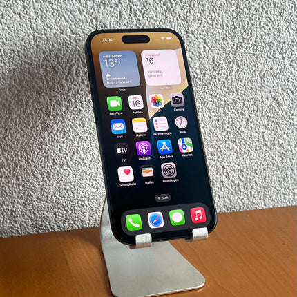 Refurbished Apple iPhone 15 128GB Zwart / A-Grade