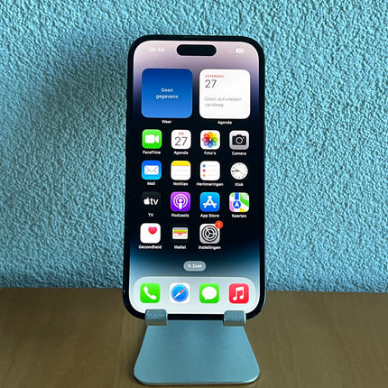 Refurbished Apple iPhone 14 Pro 128GB Zwart / B-Grade