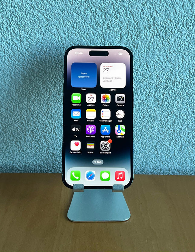 Refurbished Apple iPhone 14 Pro 128GB Zwart / B-Grade