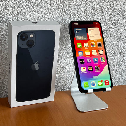 Refurbished Apple iPhone 13 128GB Zwart / A-Grade
