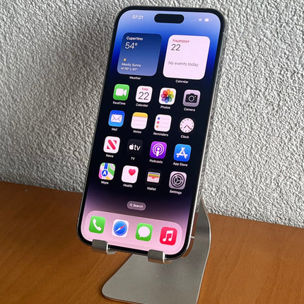 Refurbished Apple iPhone 14 Pro Max 256GB Wit / B-Grade