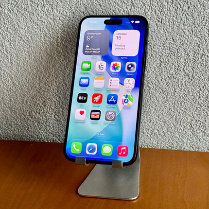 Refurbished Apple iPhone 15 Plus 128GB Zwart / A-Grade