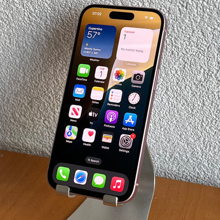 Refurbished Apple iPhone 15 128GB Roze / A-Grade