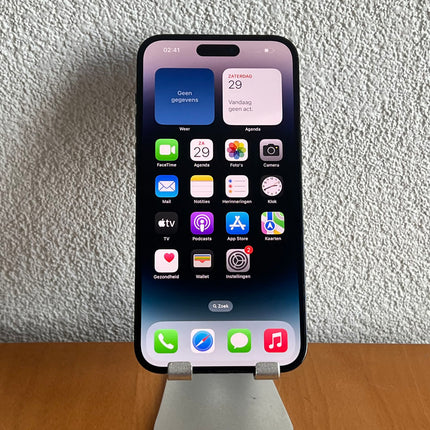 Refurbished Apple iPhone 14 Pro Max 256GB Zwart / A-Grade