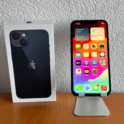 Refurbished Apple iPhone 13 128GB Zwart / B-Grade