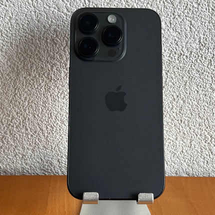 Refurbished Apple iPhone 15 Pro 128GB Zwart / A-Grade