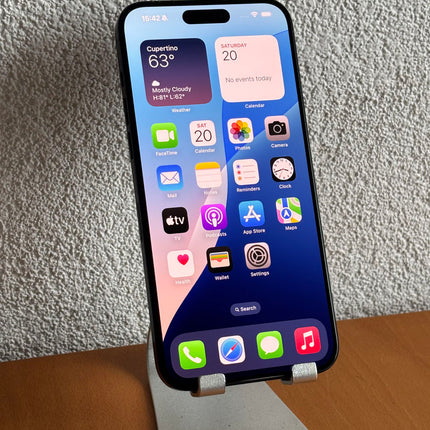 Refurbished Apple iPhone 15 Pro Max 256GB Titanium Blauw / B-Grade