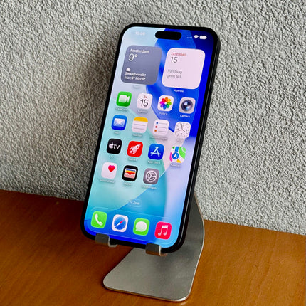 Refurbished Apple iPhone 15 Plus 128GB Zwart / A-Grade