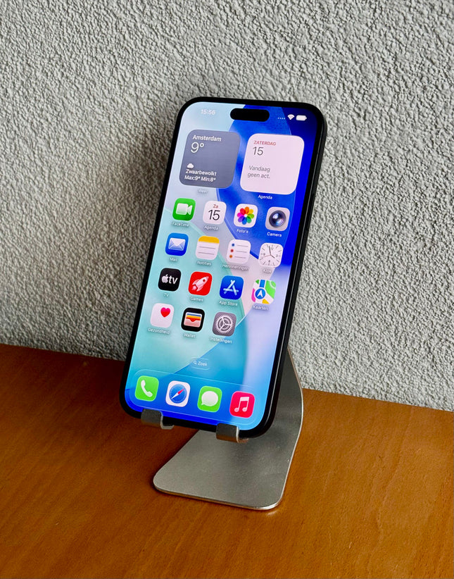 Refurbished Apple iPhone 15 Plus 128GB Zwart / A-Grade